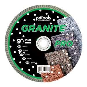 Алмазный диск PDTools 230 2,6 10 22,2 Turbo Granite Pro | Артикул 810602TGRPu | Товар Изображ...