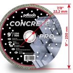 דיסק יהלום PDTools 230 2,6 12 22,2 Concrete Pro | SKU 71603BCPRO | מוצר תמונה 3
